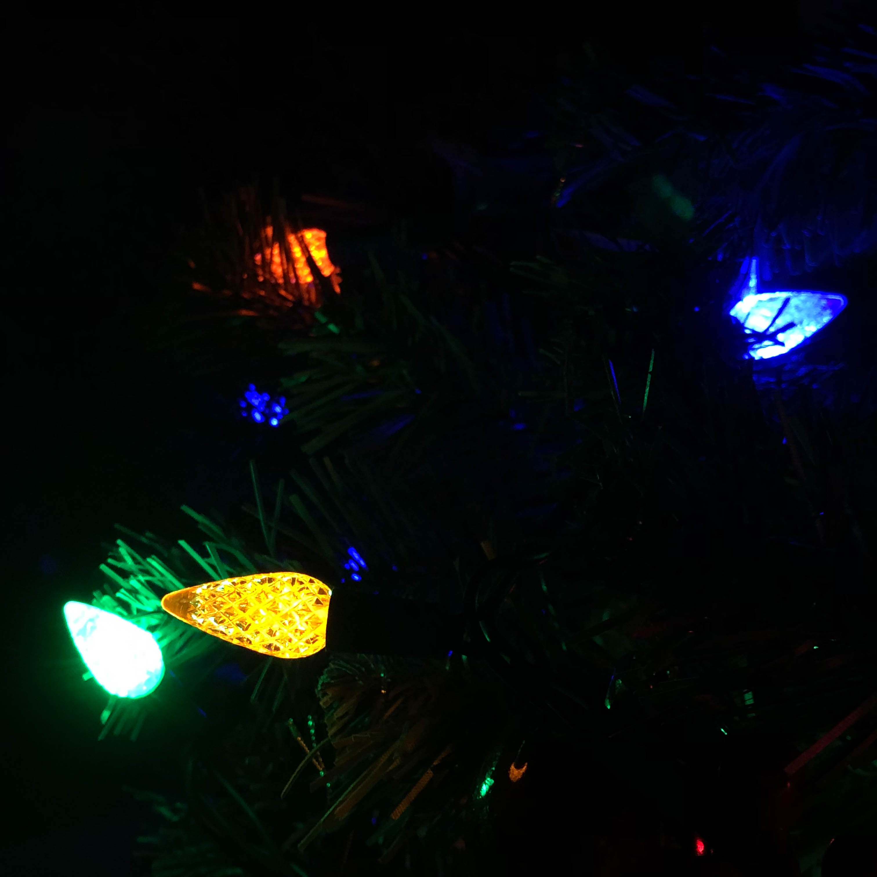 C6 Strawberry LED String Lights Multi Christmas Light UL Waterproof