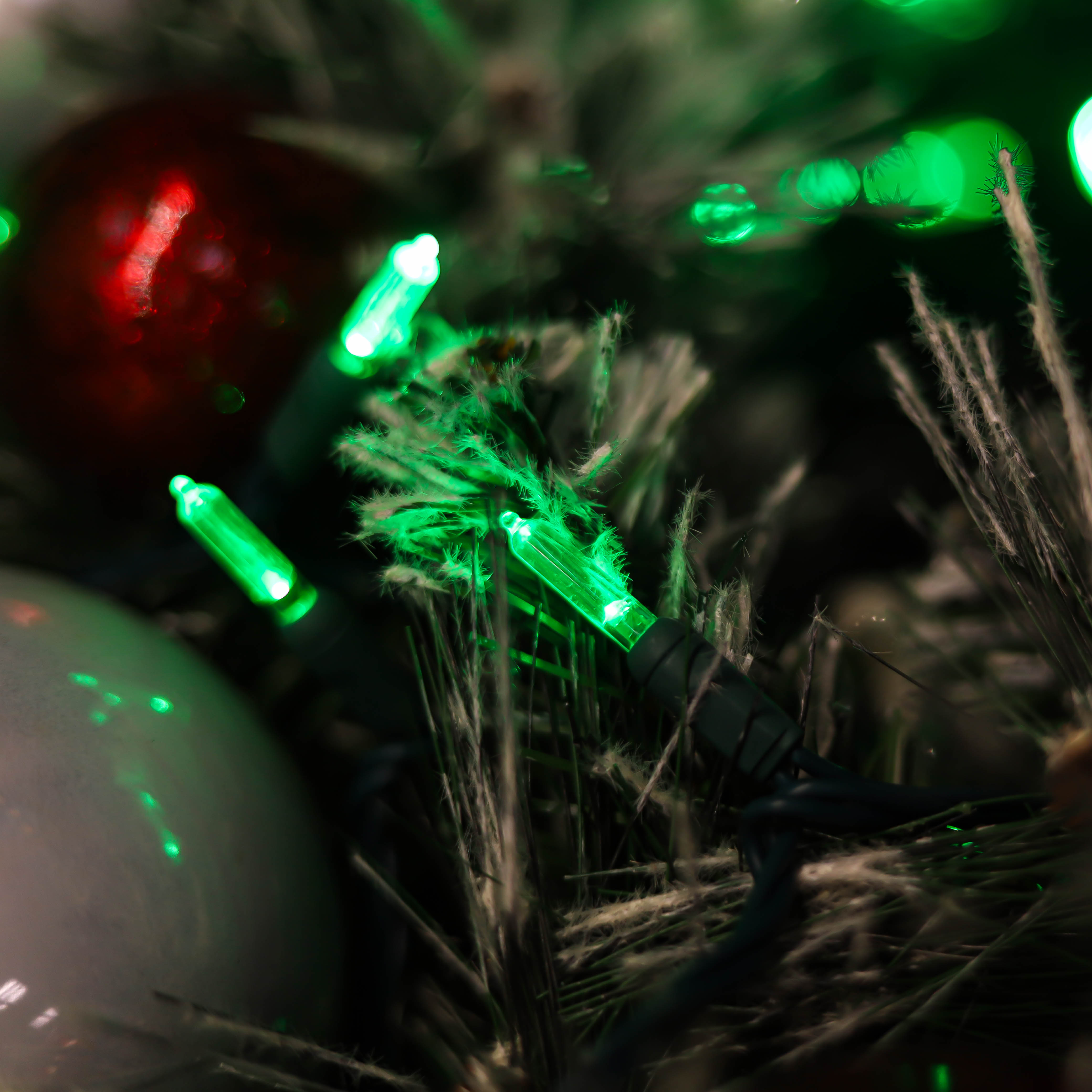 UL T5 LED String Lights Green Christmas Light 