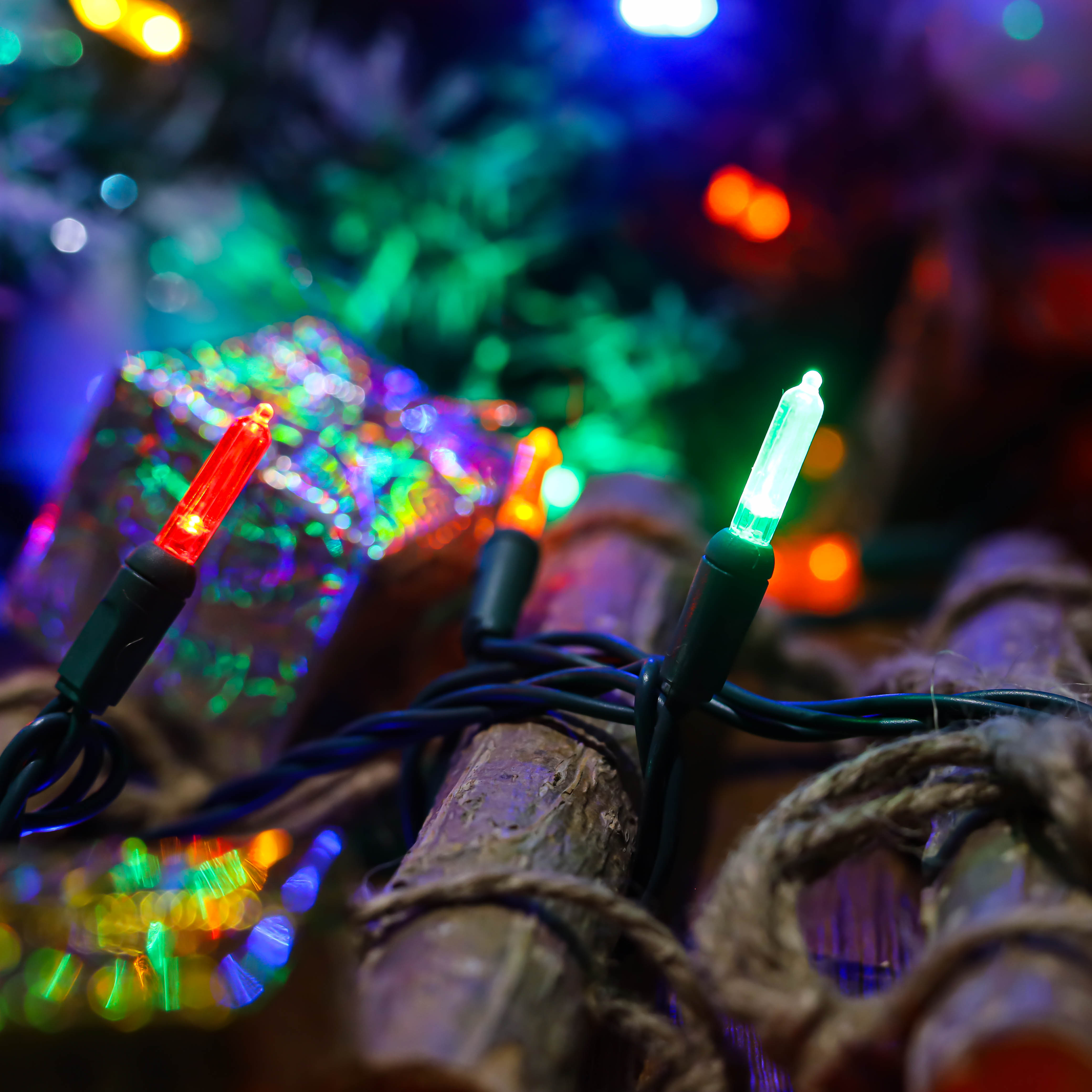 M5 LED String Lights UL Multi Commercial Grade Christmas Light Outdoor Use